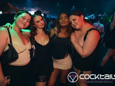 A professional photo of guests enjoying themselves at Cocktails Nightclub from our gallery.