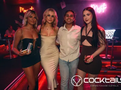 A professional photo of guests enjoying themselves at Cocktails Nightclub from our gallery.