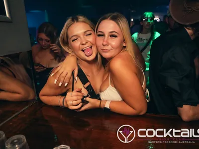 A professional photo of guests enjoying themselves at Cocktails Nightclub from our gallery.