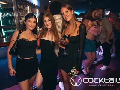 A professional photo of guests enjoying themselves at Cocktails Nightclub from our gallery.