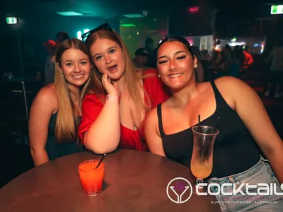 A professional photo of guests enjoying themselves at Cocktails Nightclub from our gallery.