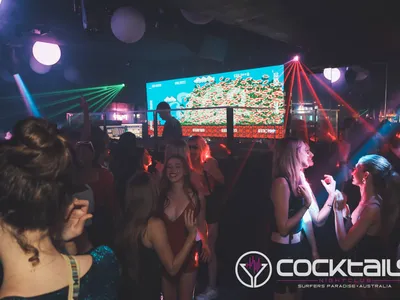 A professional photo of guests enjoying themselves at Cocktails Nightclub from our gallery.