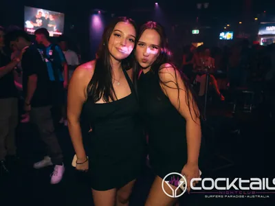 A professional photo of guests enjoying themselves at Cocktails Nightclub from our gallery.