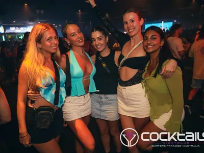 A professional photo of guests enjoying themselves at Cocktails Nightclub from our gallery.