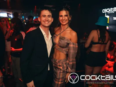 A professional photo of guests enjoying themselves at Cocktails Nightclub from our gallery.