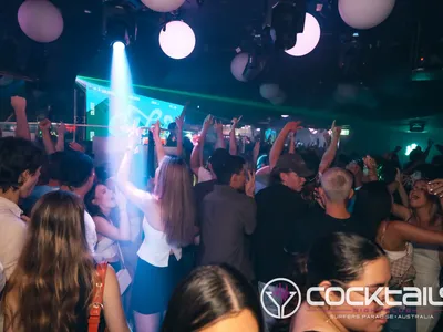 A professional photo of guests enjoying themselves at Cocktails Nightclub from our gallery.