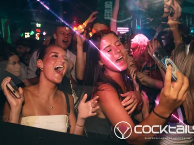 A professional photo of guests enjoying themselves at Cocktails Nightclub from our gallery.