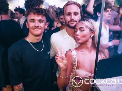 A professional photo of guests enjoying themselves at Cocktails Nightclub from our gallery.