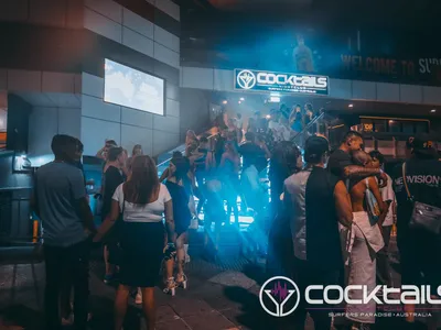 A professional photo of guests enjoying themselves at Cocktails Nightclub from our gallery.