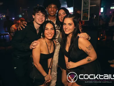 A professional photo of guests enjoying themselves at Cocktails Nightclub from our gallery.