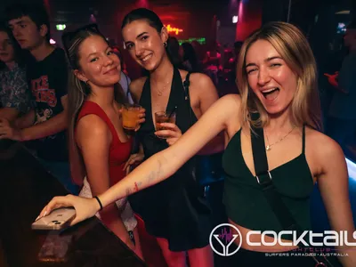 A professional photo of guests enjoying themselves at Cocktails Nightclub from our gallery.