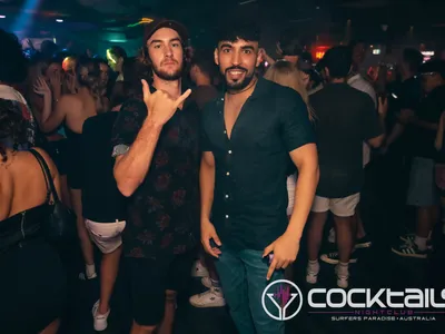 A professional photo of guests enjoying themselves at Cocktails Nightclub from our gallery.