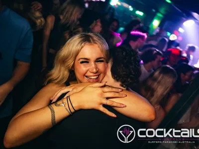 A professional photo of guests enjoying themselves at Cocktails Nightclub from our gallery.