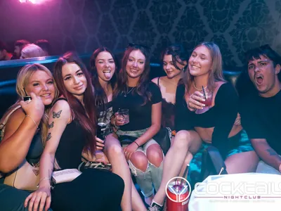 A professional photo of guests enjoying themselves at Cocktails Nightclub from our gallery.