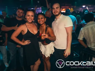 A professional photo of guests enjoying themselves at Cocktails Nightclub from our gallery.