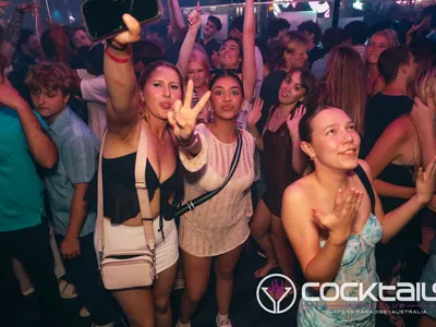 A professional photo of guests enjoying themselves at Cocktails Nightclub from our gallery.