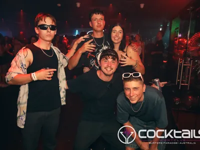 A professional photo of guests enjoying themselves at Cocktails Nightclub from our gallery.