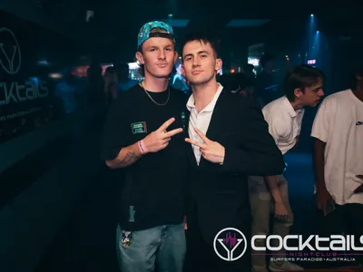 A professional photo of guests enjoying themselves at Cocktails Nightclub from our gallery.