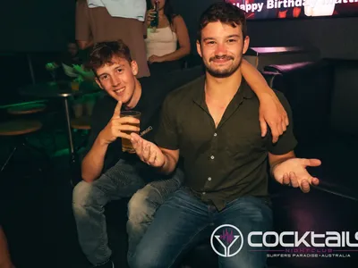 A professional photo of guests enjoying themselves at Cocktails Nightclub from our gallery.