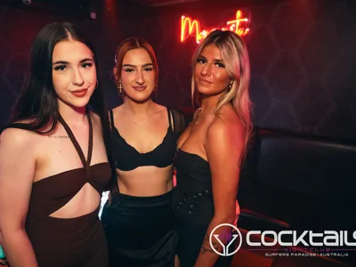 A professional photo of guests enjoying themselves at Cocktails Nightclub from our gallery.