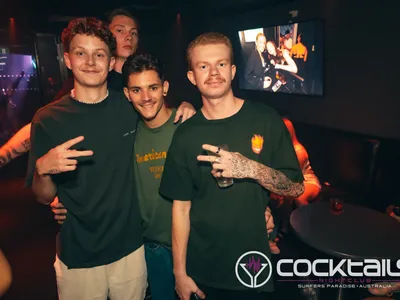 A professional photo of guests enjoying themselves at Cocktails Nightclub from our gallery.