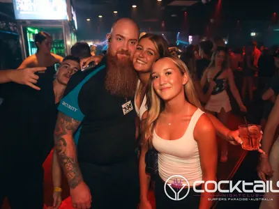 A professional photo of guests enjoying themselves at Cocktails Nightclub from our gallery.