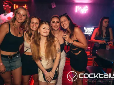 A professional photo of guests enjoying themselves at Cocktails Nightclub from our gallery.