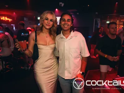 A professional photo of guests enjoying themselves at Cocktails Nightclub from our gallery.