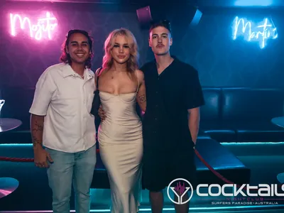 A professional photo of guests enjoying themselves at Cocktails Nightclub from our gallery.