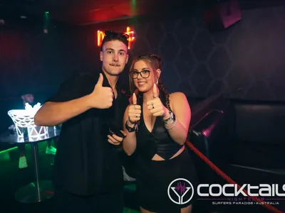 A professional photo of guests enjoying themselves at Cocktails Nightclub from our gallery.