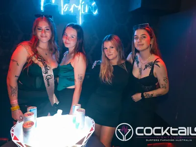 A professional photo of guests enjoying themselves at Cocktails Nightclub from our gallery.