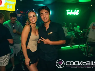 A professional photo of guests enjoying themselves at Cocktails Nightclub from our gallery.