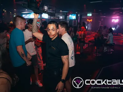 A professional photo of guests enjoying themselves at Cocktails Nightclub from our gallery.