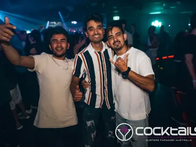 A professional photo of guests enjoying themselves at Cocktails Nightclub from our gallery.