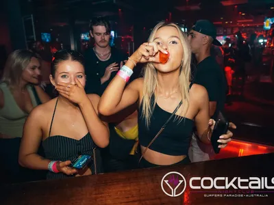 A professional photo of guests enjoying themselves at Cocktails Nightclub from our gallery.