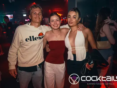 A professional photo of guests enjoying themselves at Cocktails Nightclub from our gallery.