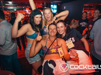 A professional photo of guests enjoying themselves at Cocktails Nightclub from our gallery.