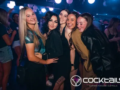 A professional photo of guests enjoying themselves at Cocktails Nightclub from our gallery.