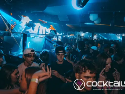 A professional photo of guests enjoying themselves at Cocktails Nightclub from our gallery.