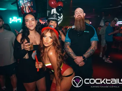 A professional photo of guests enjoying themselves at Cocktails Nightclub from our gallery.