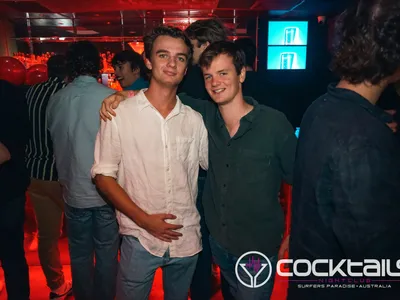 A professional photo of guests enjoying themselves at Cocktails Nightclub from our gallery.