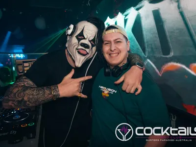 A professional photo of guests enjoying themselves at Cocktails Nightclub from our gallery.