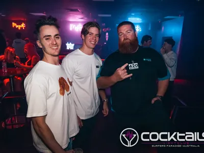 A professional photo of guests enjoying themselves at Cocktails Nightclub from our gallery.