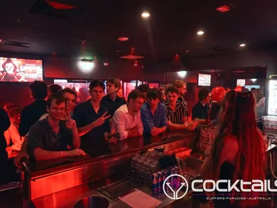 A professional photo of guests enjoying themselves at Cocktails Nightclub from our gallery.