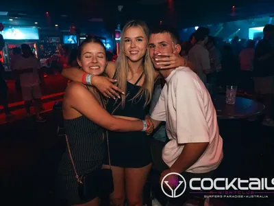 A professional photo of guests enjoying themselves at Cocktails Nightclub from our gallery.