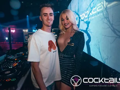 A professional photo of guests enjoying themselves at Cocktails Nightclub from our gallery.