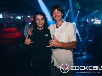 A professional photo of guests enjoying themselves at Cocktails Nightclub from our gallery.