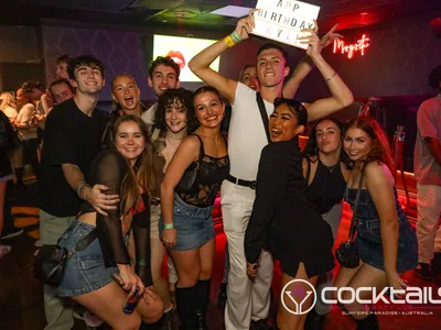 A professional photo of guests enjoying themselves at Cocktails Nightclub from our gallery.