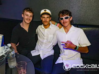 A professional photo of guests enjoying themselves at Cocktails Nightclub from our gallery.