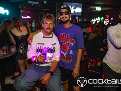 A professional photo of guests enjoying themselves at Cocktails Nightclub from our gallery.